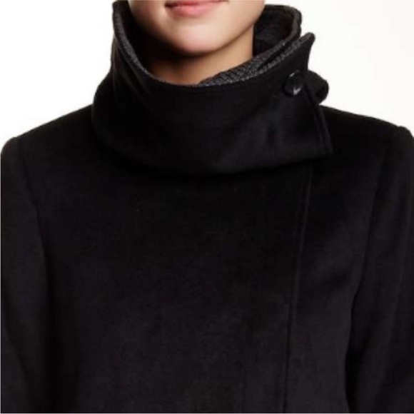 RACHEL Rachel Roy Black Pea Coat - Picture 11 of 12